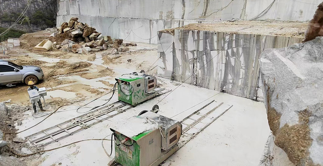 大理石开采绳锯机